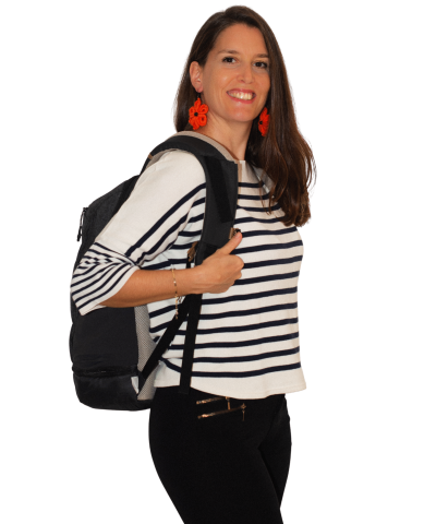 Guiga with backpack